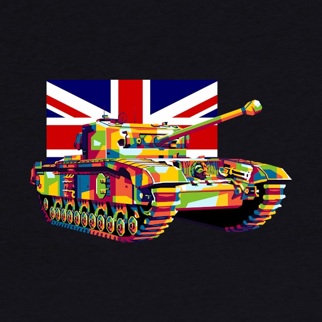 Black Prince Infantry Tank by wpaprint